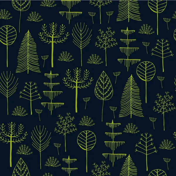 Forest trees pattern