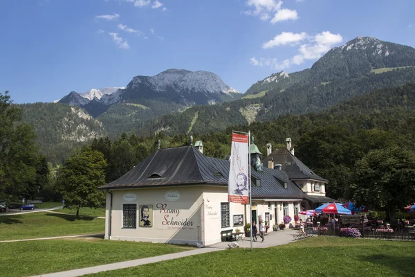 Building of the Romy Schneider exhibition in Schoenau, Germany, 2015