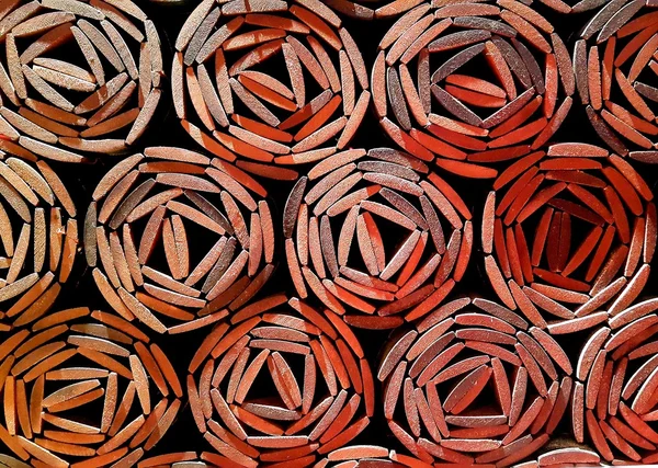 Stack of Chinese bamboo scroll