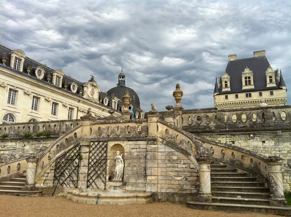 Valencay castle, view of grand entrance