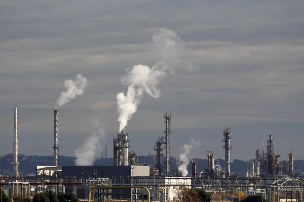 Industrial smoke from chimney