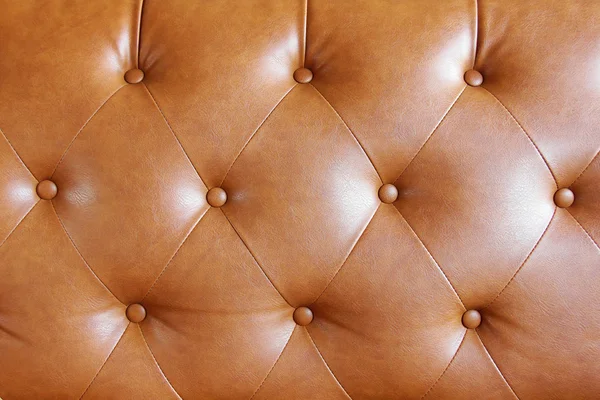 Brown leather sofa texture background with details