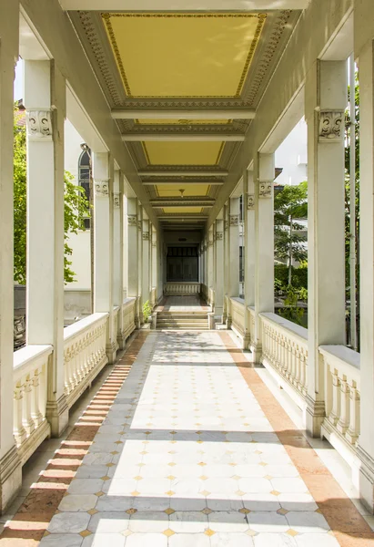 European style building corridor in Phaya Thai palace, Bangkok, Thailand