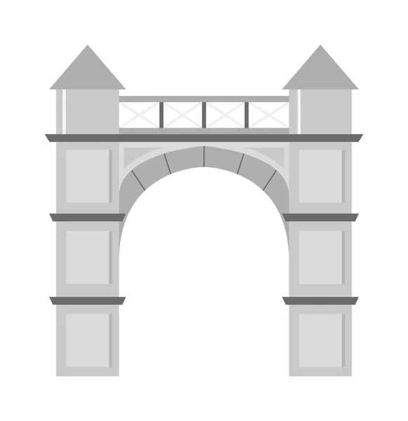 Arch vector icon isolated