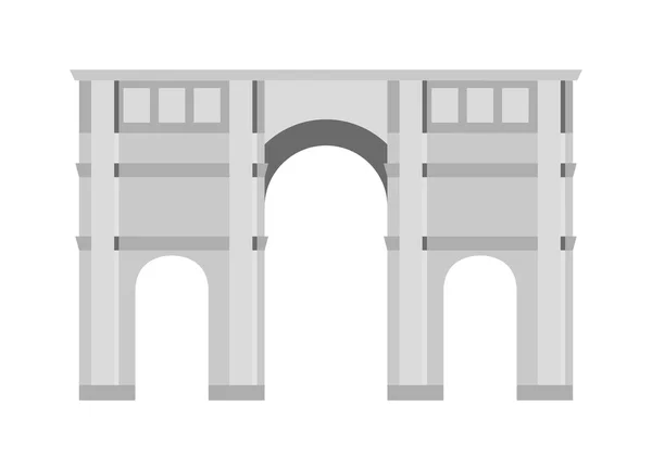 Arch vector icon isolated