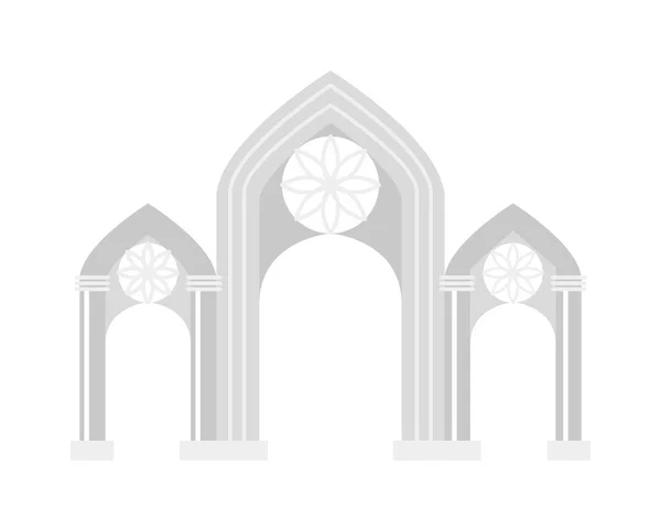 Arch vector icon isolated