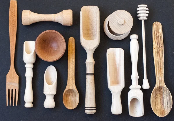 Wooden kitchen utensils