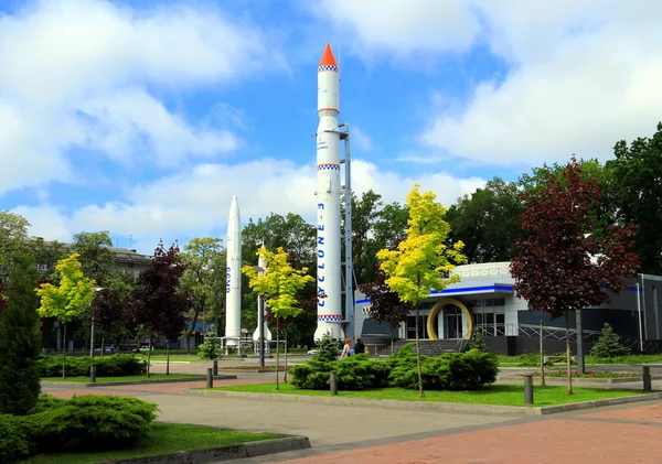 Museum space rockets in the center of Dnepropetrovsk.