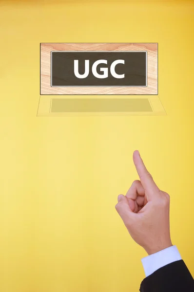 UGC or User Generated Content-business  concept