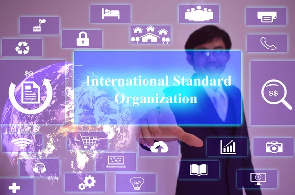 International Standard Organization  - business concept,image e