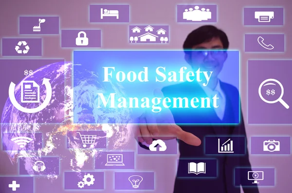 Food Safety Management  - business concept,image element furnis