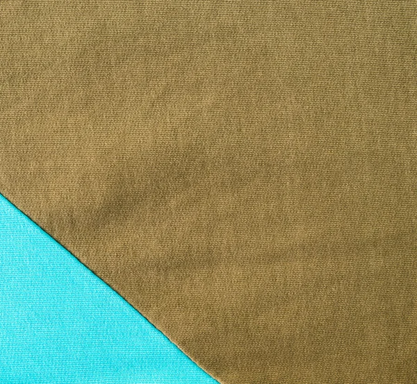 The seam between two different color on fabric