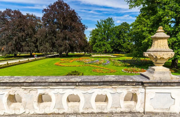 Gardens of czech historical town