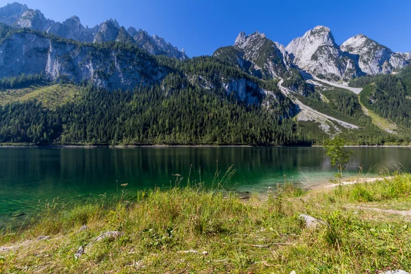 Beautiful landscape of alpine lake