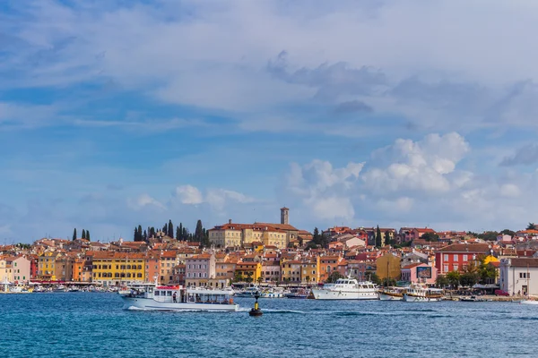 Panoramic view on old town Rovinj