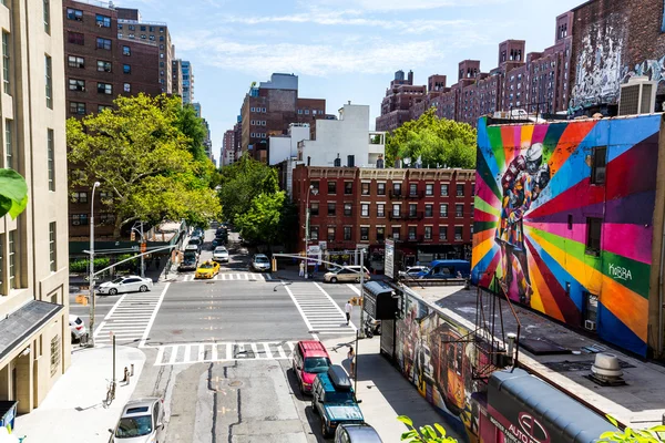 View to the W 24th Street in New York