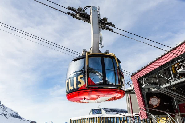 Outside views of the infrastructure  of the ski resort Engelberg