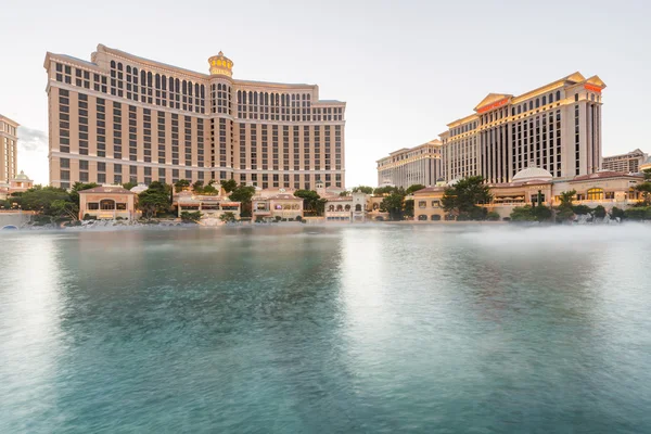 Exterior views of the Bellagio Casino on the strip