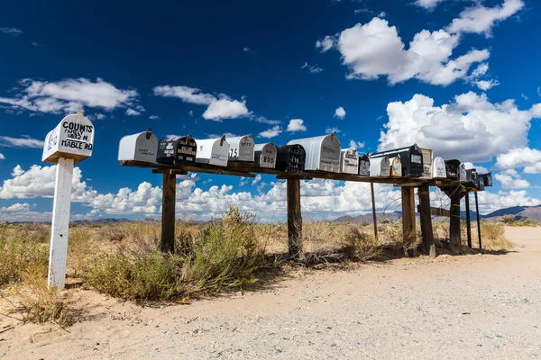 Views of mail boxes along the highway 93