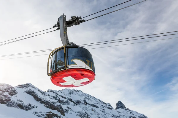 Outside views of the infrastructure  of the ski resort Engelberg