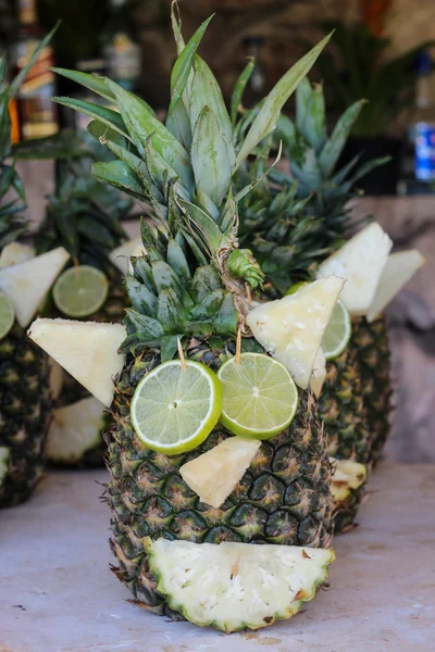 Cancun, Mexico - August 2012 - Pineapple face in XCaret