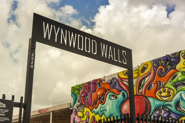 Art murals at Wynwood creative and arts district in Miami