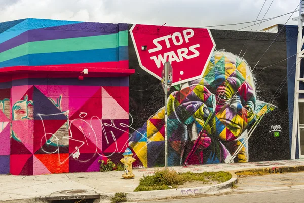 Star wars art mural at Wynwood arts district. Miami