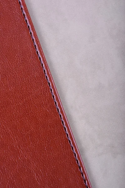 Leather diary background texture