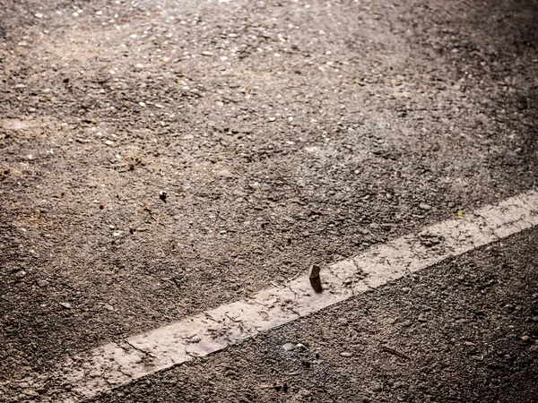 Road background with white line road