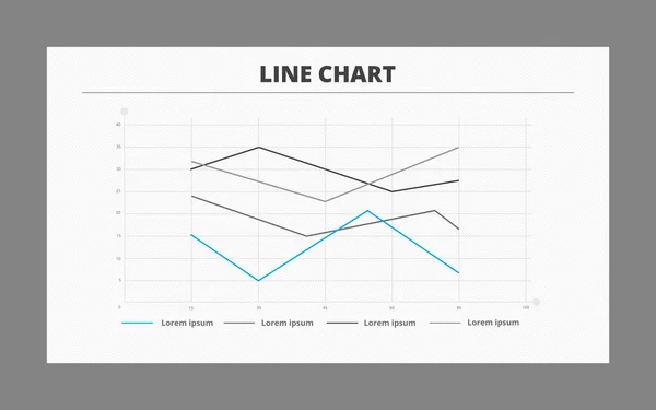 Simple Line Chart Template