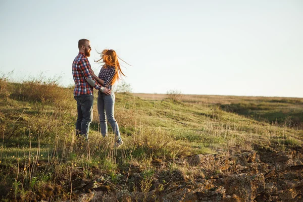 Young couple outdoor