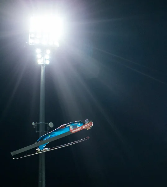 64th Four Hills Tournament,  Skier soars through the air