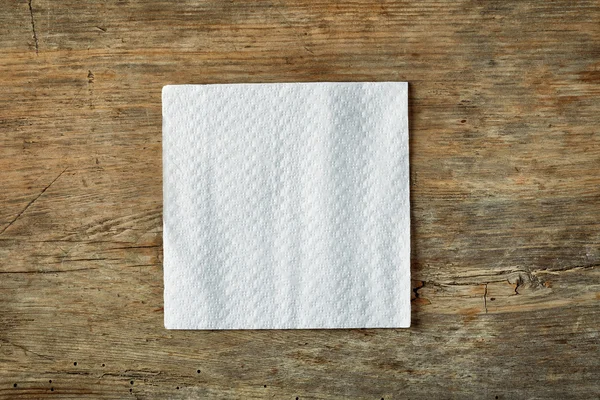 White paper napkin