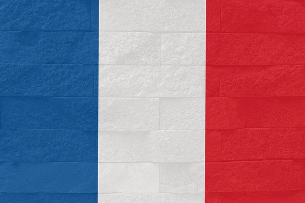 Stronger French , pray for French , pray for Nice French flag on rock meaning stronger