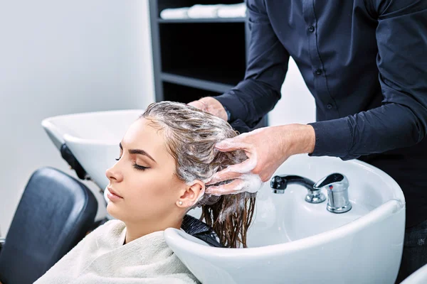 Shampoo for hair beauty salon hair wash Stock Image Everypixel