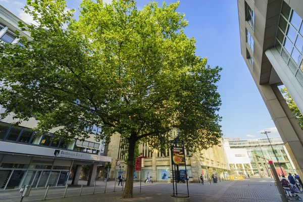 Some beautiful street view of Dortmund downtown