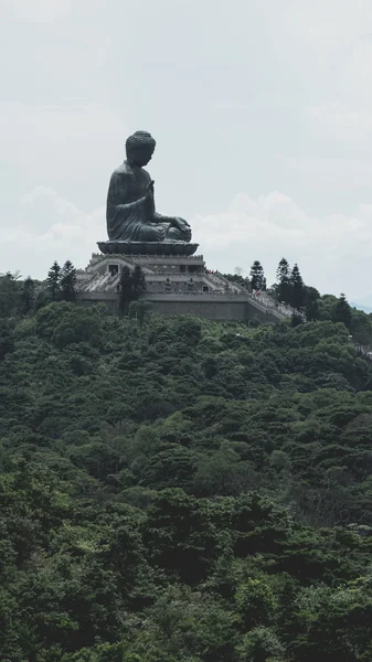 Tian Tan Buddha aka the Big Buddha is a large bronze statue of a Sakyamuni Buddha at Ngong Ping