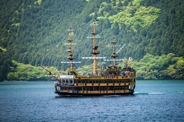 Pirates boat on Ashi-ko lake