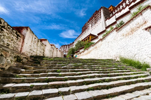 Steps up to Potala Palace