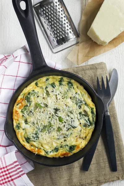 Spinach and Cheese Omelette