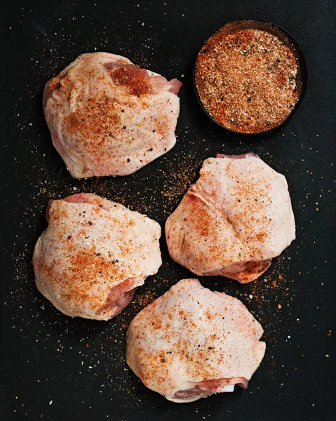 Seasoned Chicken with spices