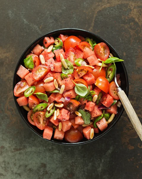 Tomatoes and Watermelon Salad