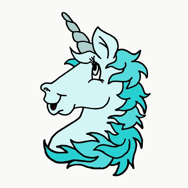 Unicorn On A White Background Vector Illustration Unicorn Unicorn