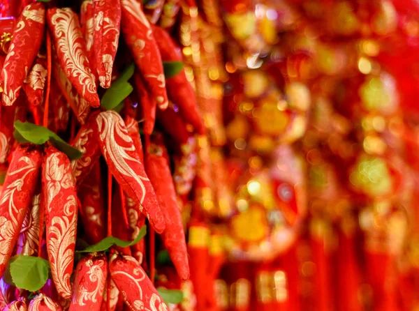 Chinese red peppers decorations