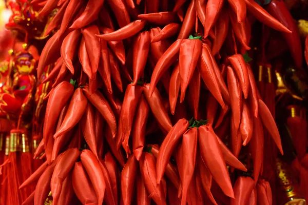 Traditional Chinese red peppers decorations