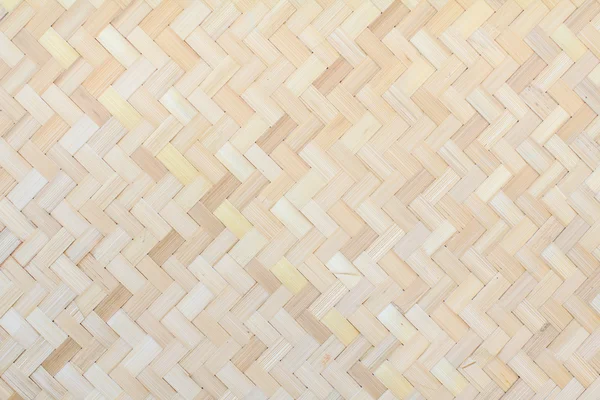 Closeup brown bamboo weaving texture, Woven wood pattern of thailand for background and design.