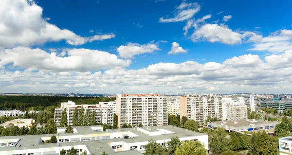 Urban development - housing estate of prefabricated houses