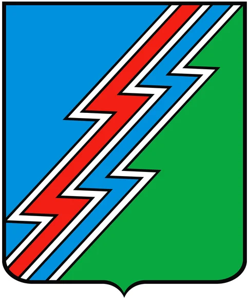 Coat of arms of the city of Ust-Ilim. Irkutsk region