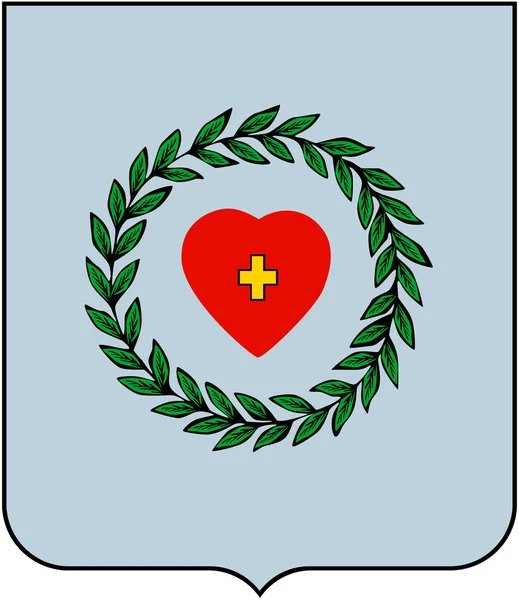 Coat of arms of the city of Borovsk. Kaluga region