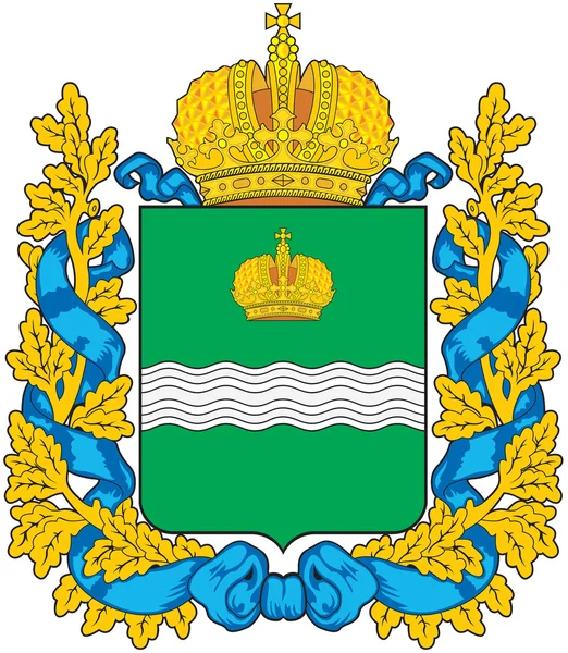 Coat of arms of the Kaluga region. Russia
